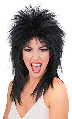 Rubies Rubie's Womens Spiked Rocker Wig Party Supplies, Multicolor, One Size US - Image 1