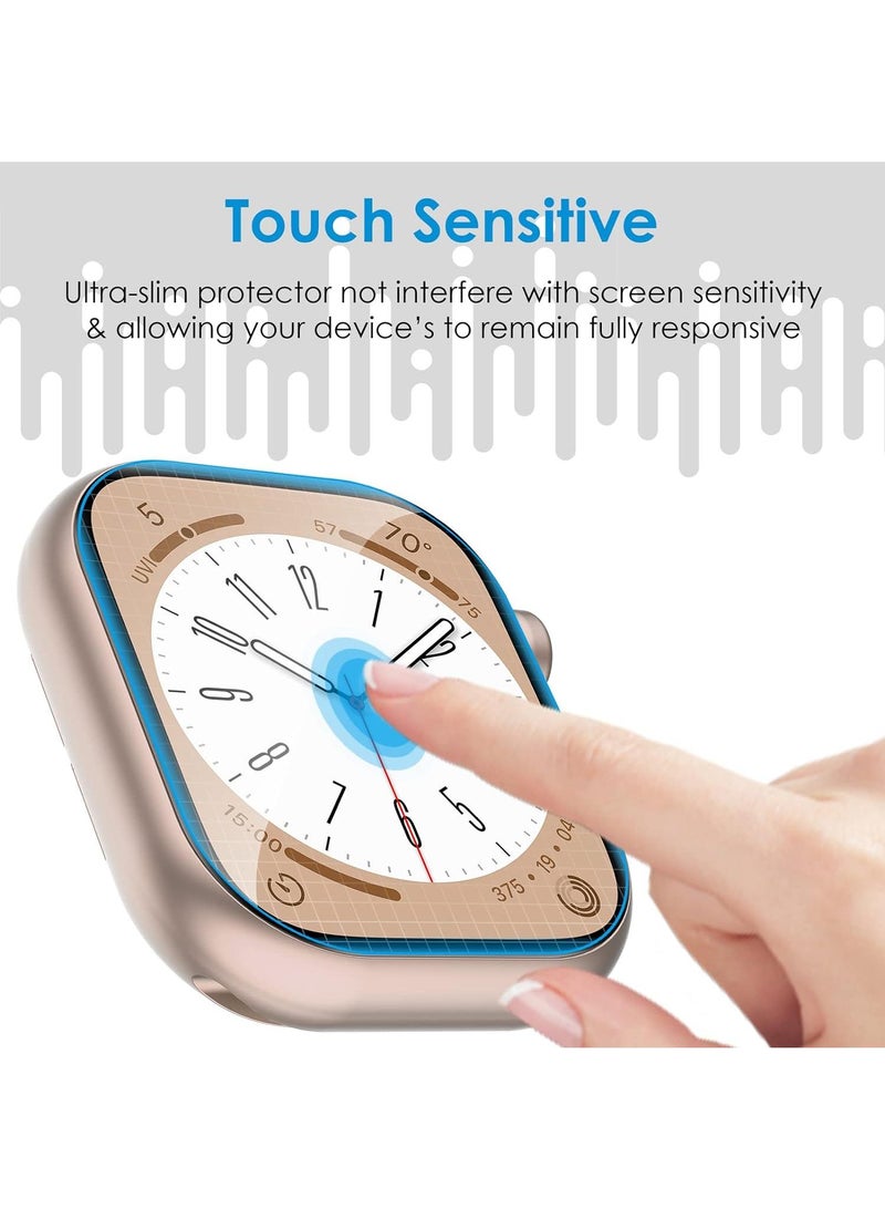 Y&D 10Piece For Apple Watch 45mm Hydraulic High Definition Quantum Stealth Protection Soft Film - Image 5