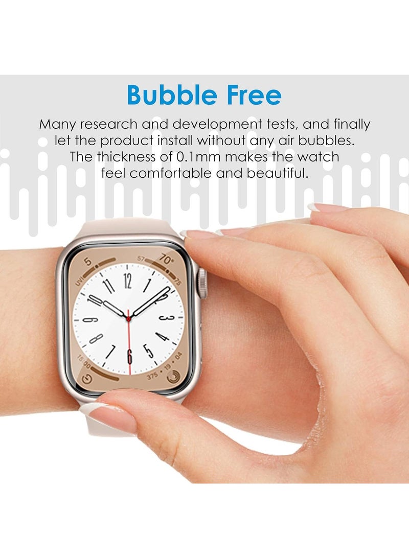 Y&D 10Piece For Apple Watch 45mm Hydraulic High Definition Quantum Stealth Protection Soft Film - Image 4