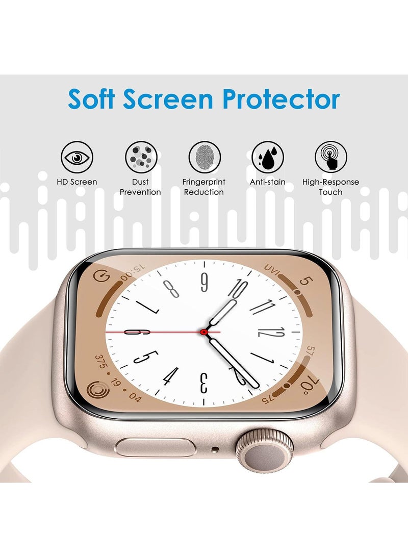 Y&D 10Piece For Apple Watch 45mm Hydraulic High Definition Quantum Stealth Protection Soft Film - Image 2