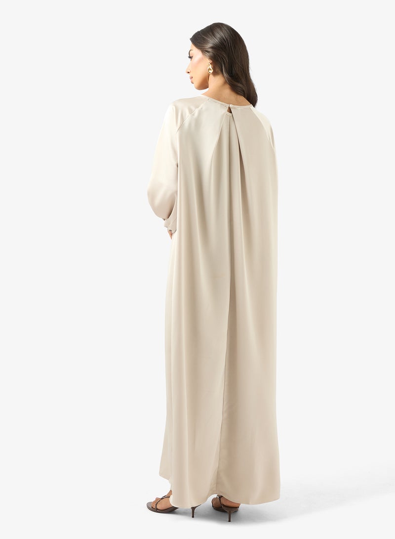 BCBG Crew Neck Pleated Maxi - Image 2