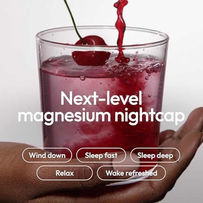 Moon Juice Sleepy Magnesi-Om - Sleep Supplement Powder with Magnesium Glycinate, L-Theanine & Plant-Based Melatonin, Sugar-Free Bedtime Drink Mix for Deep Sleep w/o Grogginess, Cherry, 35 Servings - Image 2