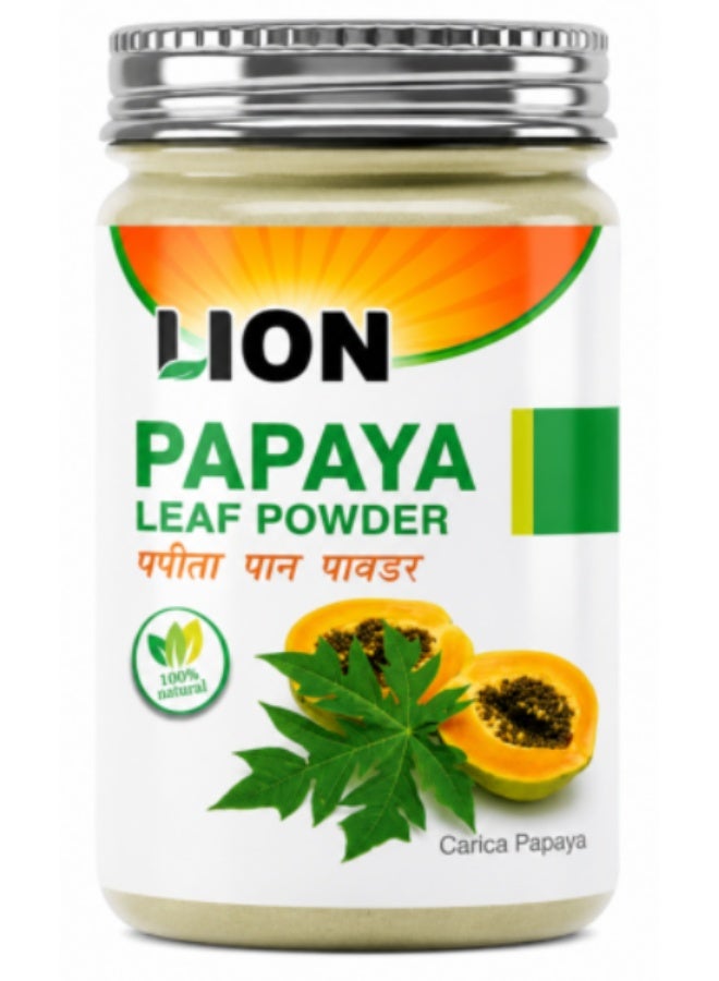 Lion Papaya Leaf Powder 100g –  Natural Herbal Papaya Leaves Powder - Image 1