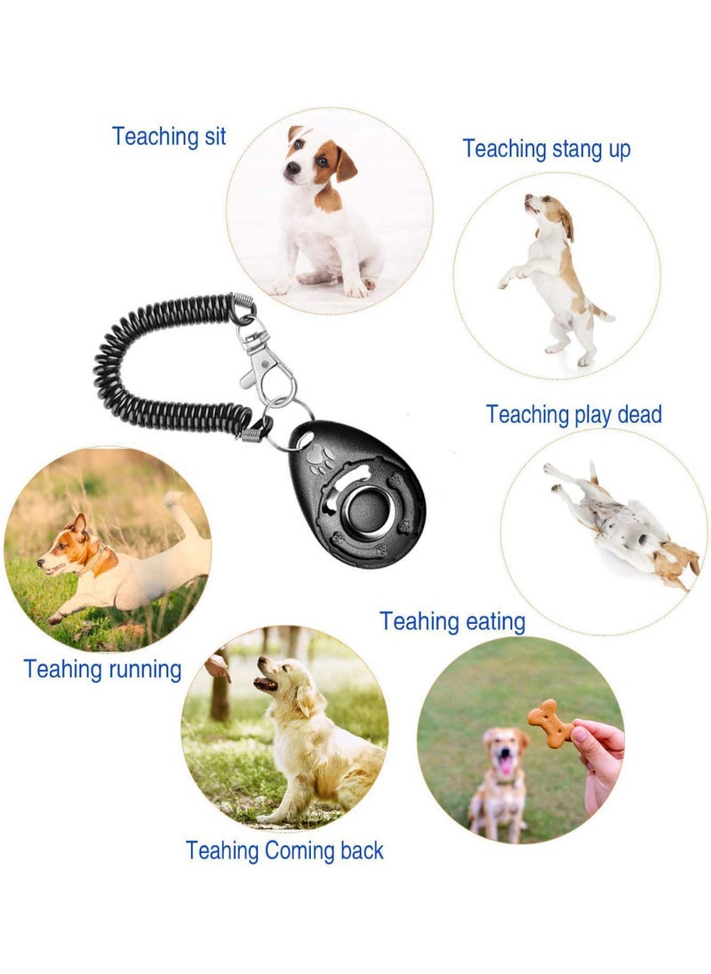 MissTiara - 2 Piece Professional Ultrasonic Dog Whistles With Lanyard and Dog Training Clickers For Recall Stop Barking Adjustable Frequencies Proven Results Pet Training Set - Image 1