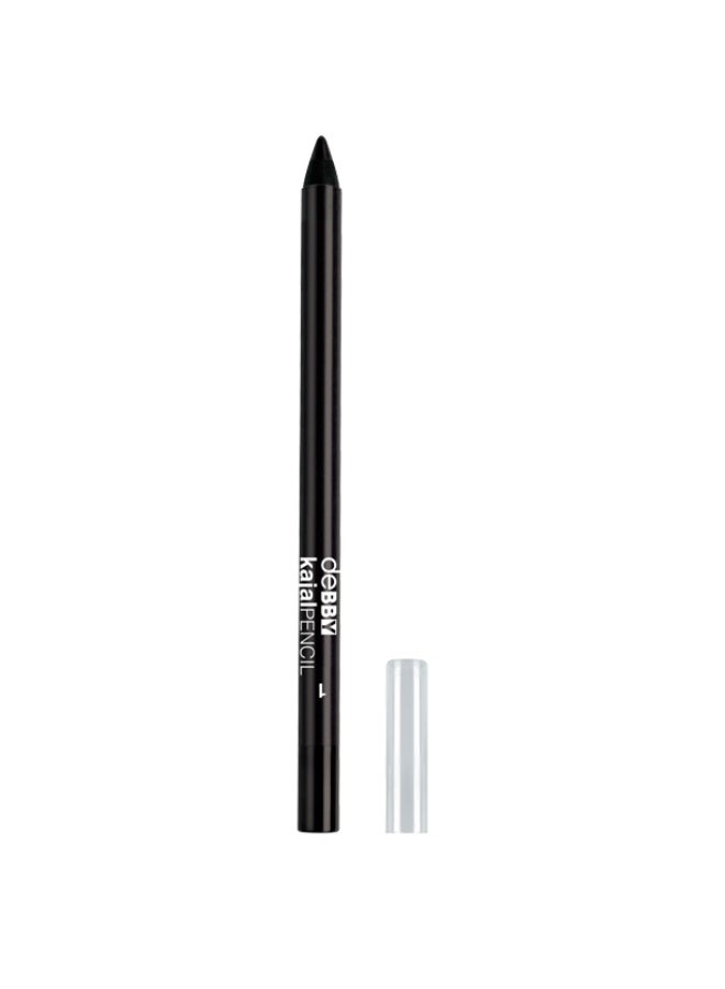 DEBBY EYEPENCIL LONG LASTING ULTRABLACK WATER RESISTANT 1- ULTRABLACK