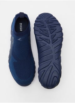 Dash Men Textured Slip On Sports Shoes  - Image 5