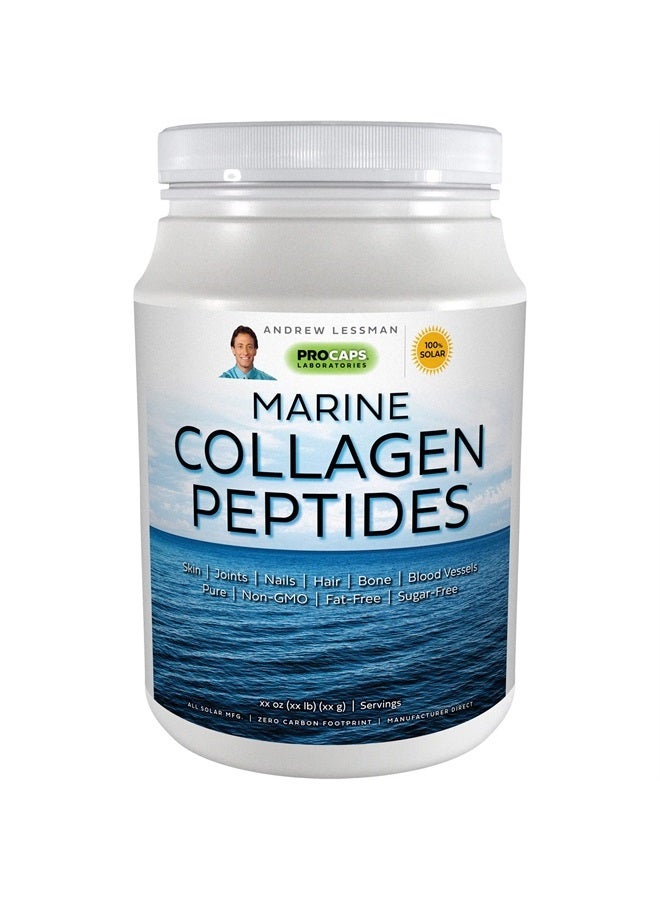Andrew Lessman Marine Collagen Peptides 30 Servings - Supports Radiant Smooth Soft Skin, Comfortable Joints. 100% Pure. Super Soluble No Fishy Flavor No Additives Non-GMO - Image 1