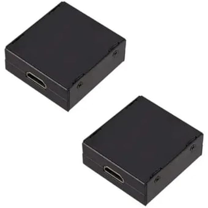 rayihni HDMI ADAPTER, 2-PORT BI DIRECTIONAL MANUAL CHANGER FOR 2 IN 1 OUTPUT OR 1 IN 2 OUTPUT, BLACK (PACK-2)