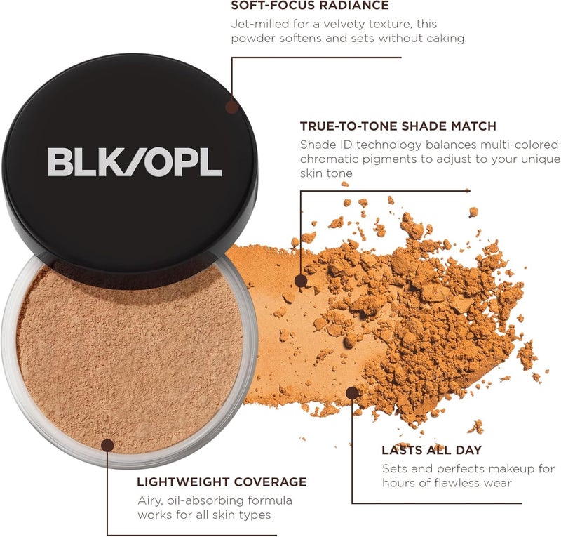 Black Opal Deluxe Finishing Powder in Medium - Oil Control Formula - Image 2