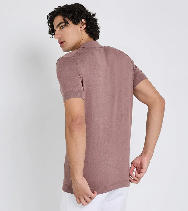 Ben Sherman  Ben Sherman Men's Short Sleeve Solid Polo Tees for Men | Best Price UAE