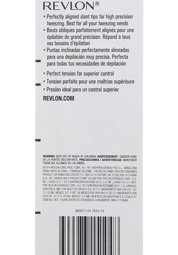 Revlon Marchesa Slant Tweezer - High Precision Stainless Steel for Perfect Brow Shaping - Image 5