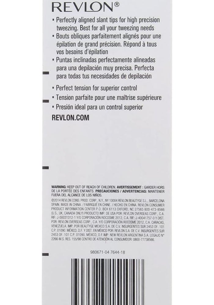 Revlon Marchesa Slant Tweezer - High Precision Stainless Steel for Perfect Brow Shaping - Image 3