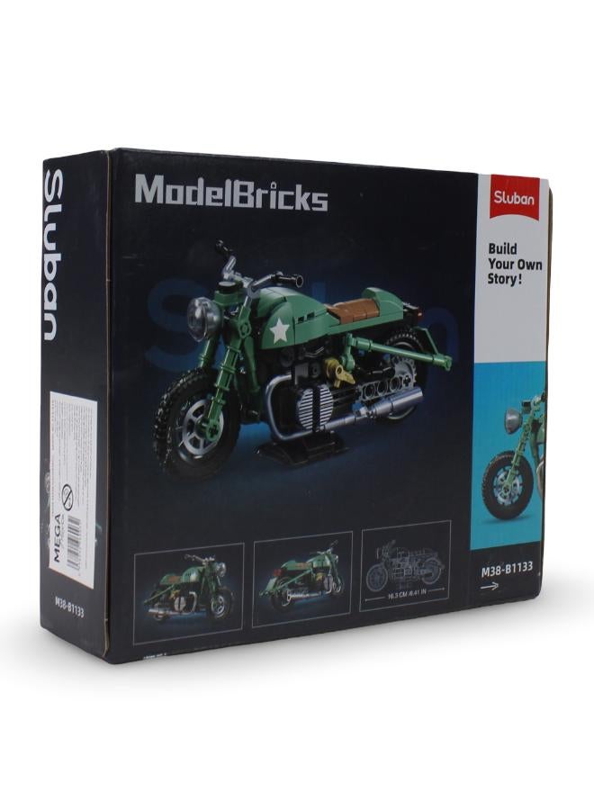 Sluban Model Bricks R75 Motorcycle - 215Pcs - Image 2