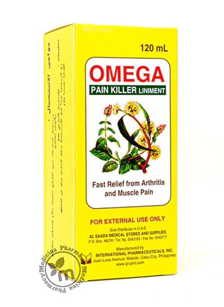 Omega - Fast Relief Pain Killer Liniment 120ml - Image 1