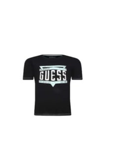 GUESS Kids Logo Crew Neck T-Shirt  - Image 1