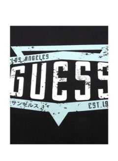 GUESS Kids Logo Crew Neck T-Shirt  - Image 3