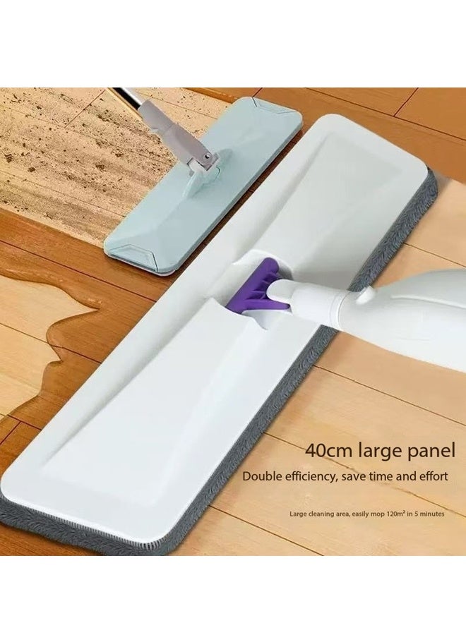 fashionhome New Spray Broom Set with Built-In Refillable Water Tank, Reusable Microfiber Strips for Wet and Dry Cleaning, 360° Rotating Head, Lightweight Floor Mop System for Home Kitchen, Tile, Hardwood, Laminate, and Multi-Surface Cleaning. - Image 3