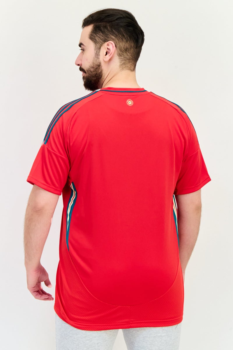 Adidas Men Sportswear Fit Wales 2024 Football Jersey, Red - Image 4