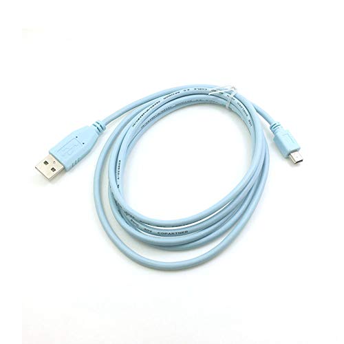 ezonpinzv 6FT Mini USB Routers & Switches Cable Network Router Console Cable CAB-Console-USB Compatible with Cisco 1900,2900 and 3900 Series Routers,2960,3750,and 3750-X Catalyst Series Switches - Image 2