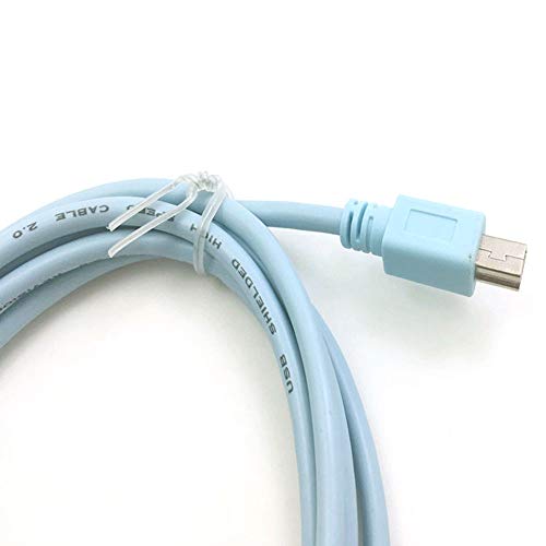 ezonpinzv 6FT Mini USB Routers & Switches Cable Network Router Console Cable CAB-Console-USB Compatible with Cisco 1900,2900 and 3900 Series Routers,2960,3750,and 3750-X Catalyst Series Switches - Image 5