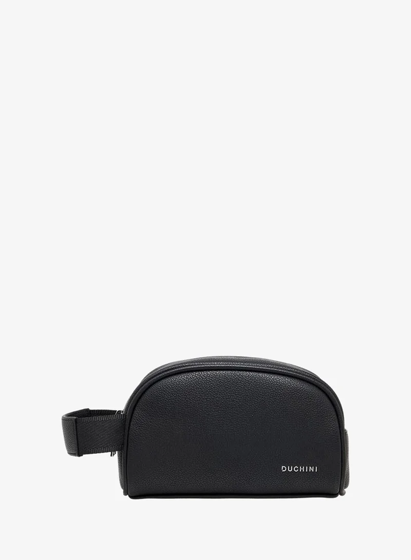 Duchini Men Solid Wrist Strap Pouch