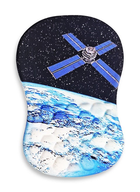 Mini Hand Mouse Pad With Gel Wrist Support Band , Cute Design HD Print Pattern Desk Mat, Extended Mouse Pad and Keyboard Mouse Pads, Waterproof Fabric Surface Mouse Pads for Office, Anti-Slip Rubber Base