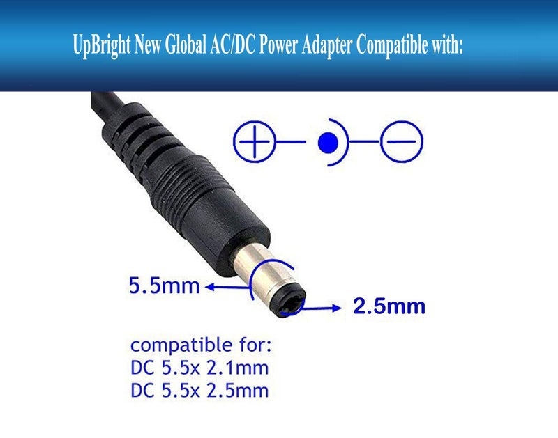 UpBright 6V DC 2A AC Adapter Compatible with SAW-0602000 JumpKing Treadmills NordicTrack 248512 14730 Elliptical Bike 831.285551 CX 938 E7sv Free Spirit 420 307090 AverMedia P0A3 300 280 110 Power PSU - Image 3