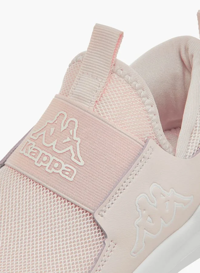 كابا Girls' Logo Detail Slip-On Sports Shoes with Pull Up Tab