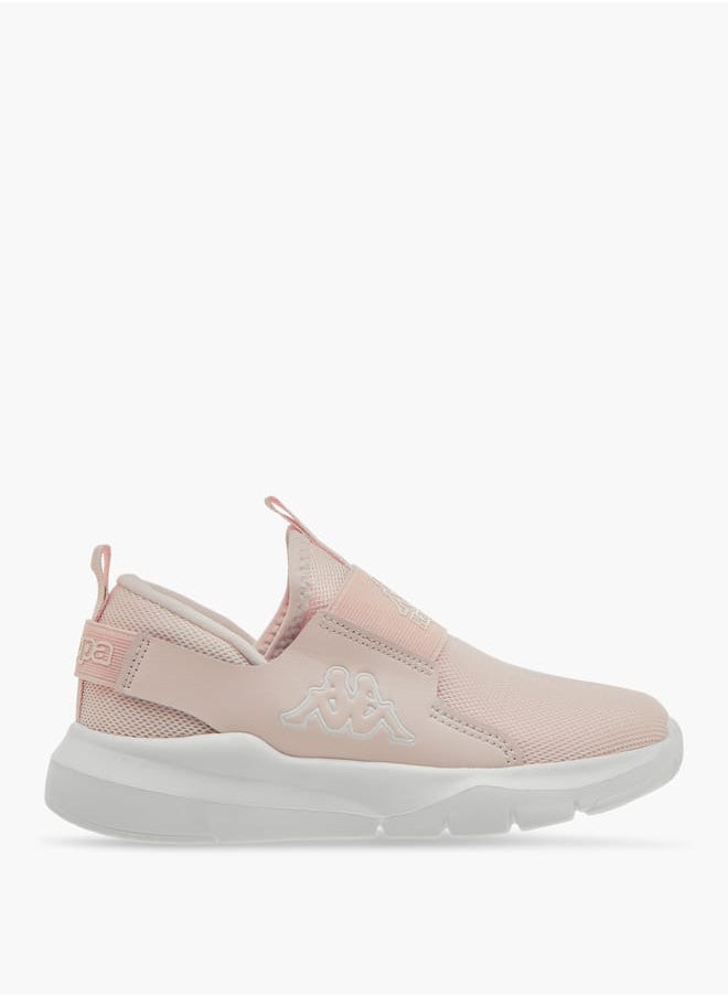 Kappa Girls' Logo Detail Slip-On Sports Shoes with Pull Up Tab  - Image 3