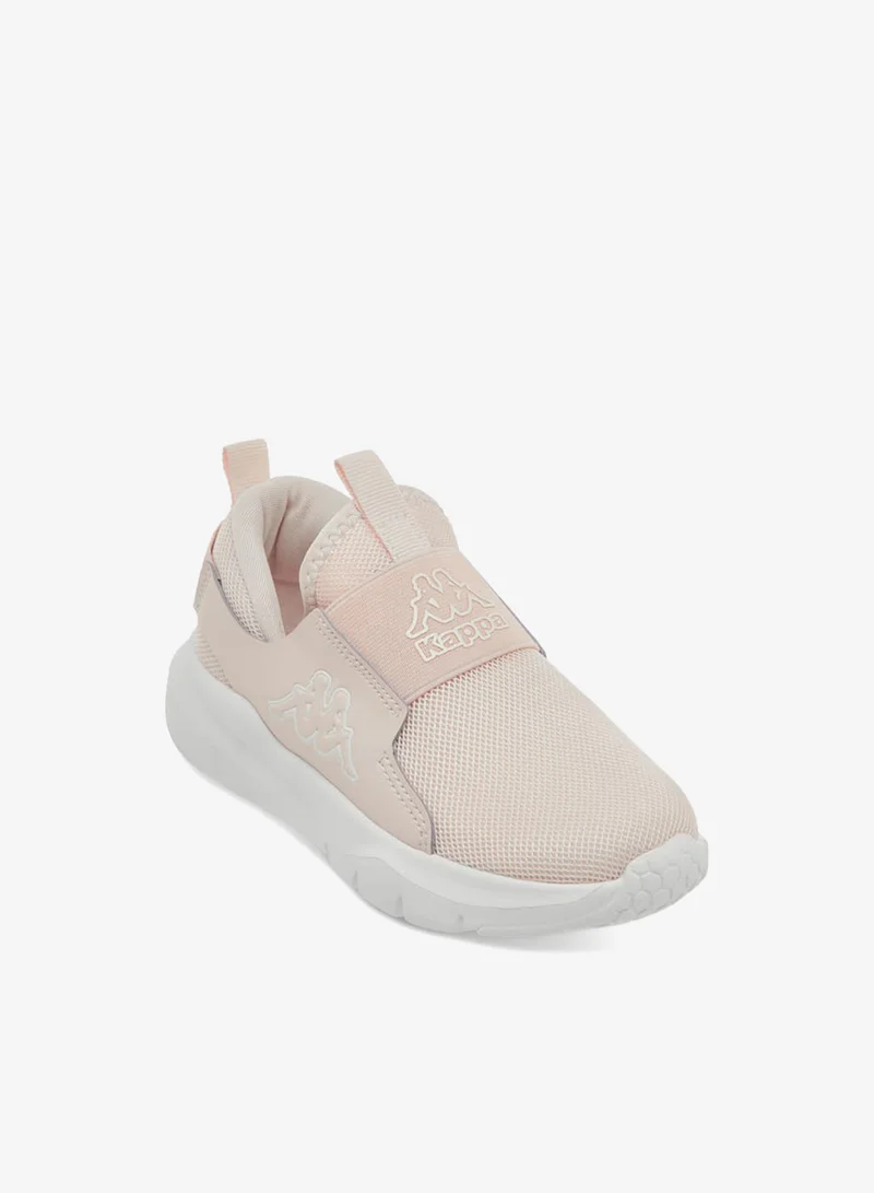 Kappa Girls' Logo Detail Slip-On Sports Shoes with Pull Up Tab