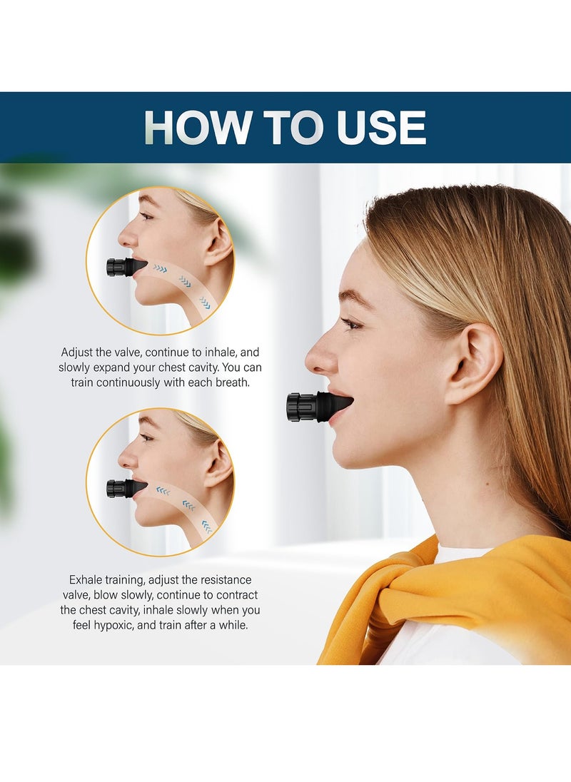 KASTWAVE - Breath Trainer Breathing Exerciser to Improve Endurance and Reduce Shortness of Breath - Image 1