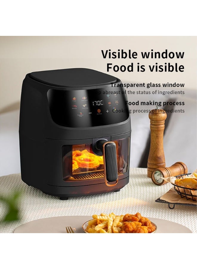 8L Digital Air Fryer Large Capacity Oil Free Electric Fryer, Multifunction Kitchen Cooker with Non-Stick Basket for Home Use - Image 3
