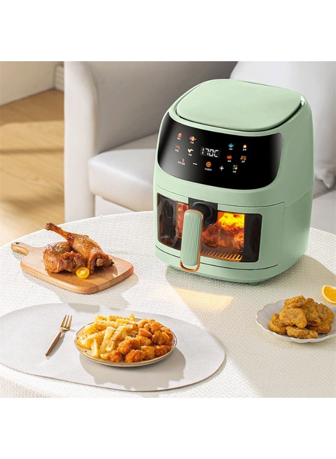 8L Digital Air Fryer Large Capacity Oil Free Electric Fryer, Multifunction Kitchen Cooker with Non-Stick Basket for Home Use - Image 2