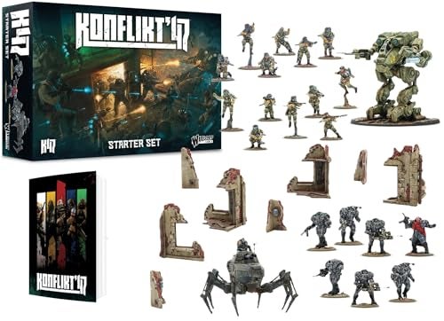 Warlord Games Konflikt 47 Starter Set 28mm Tabletop Miniature Wargaming for 2 or More Players - Image 1