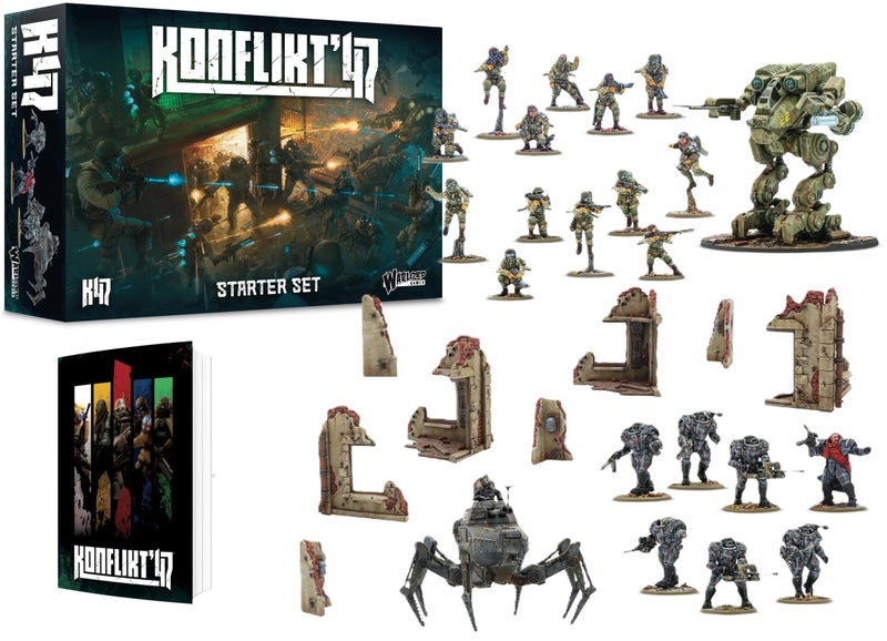 Warlord Games Konflikt 47 Starter Set 28mm Tabletop Miniature Wargaming for 2 or More Players - Image 3
