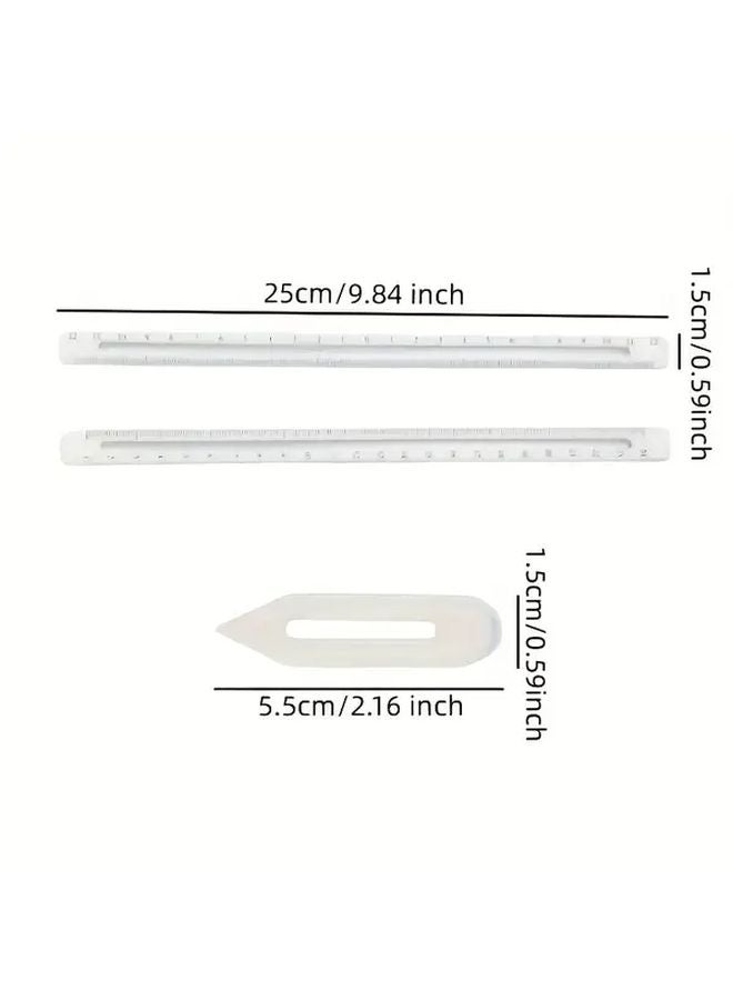 1 Set 5Pcs Measuring Tools for Depth Thickness and DIY Ceramics Projects - Image 3