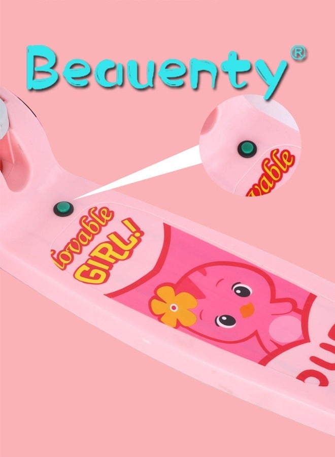 Beauenty 2 in 1 Sitting And Standing Mode Multifunction Foldable Pedal Scooter, With Music And Lights - Image 5