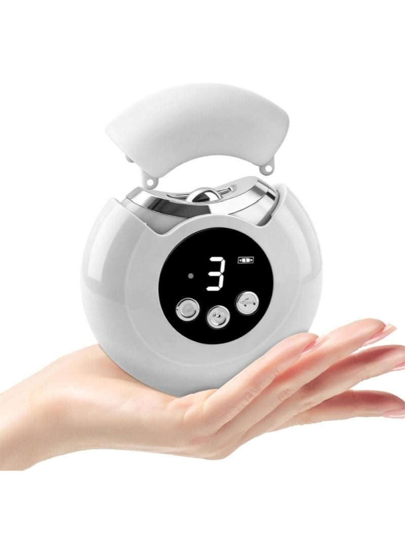 ماكينة قص أظافر LED أوتوماتيكية مع دوران 360 درجة، ماكينة قص أظافر كهربائية قابلة لإعادة الشحن، سرعات طحن آمنة للأطفال وكبار السن - أظافر اليد والمانيكير، نوع C، تخزين للقصاصات - Image 1
