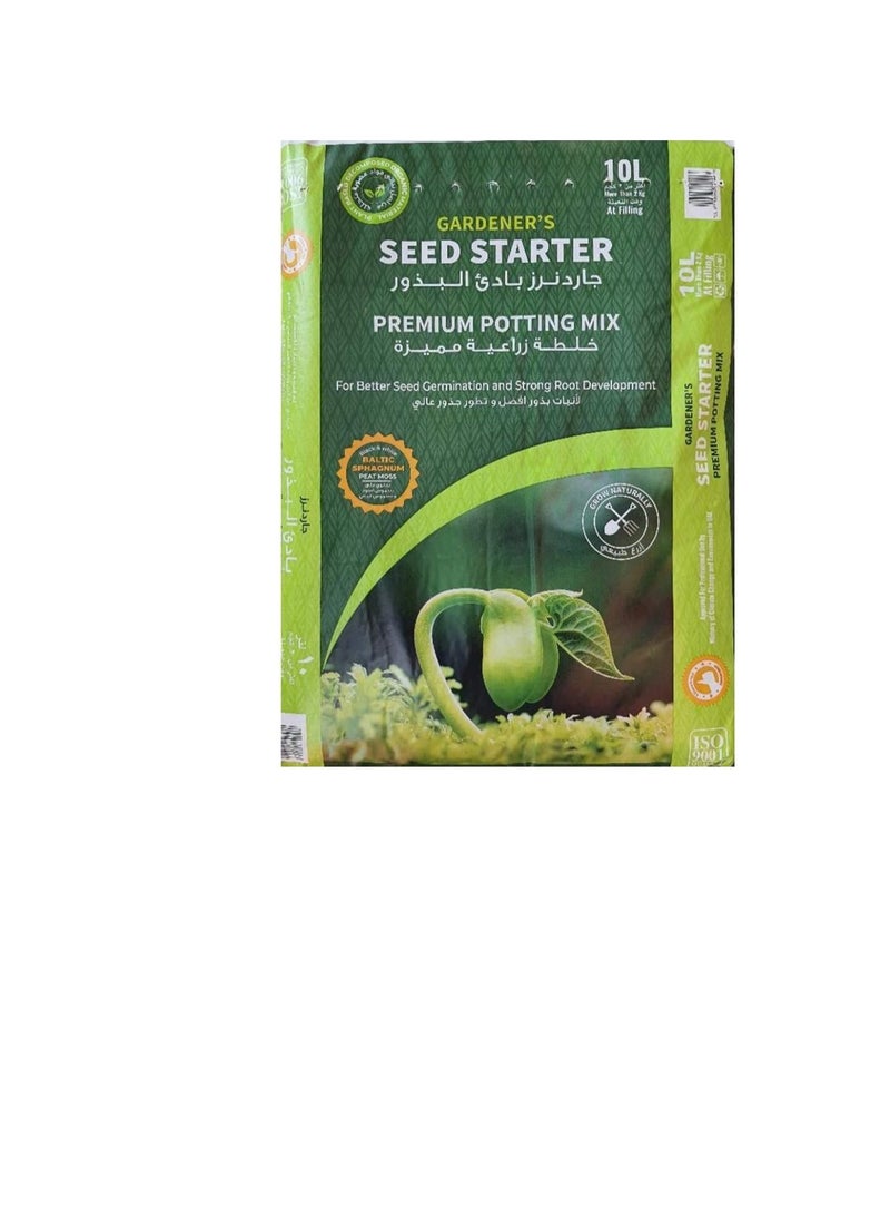 GARDENER'S Seed Starter Potting Mix Premium potting soil 10L BAG  - Image 2