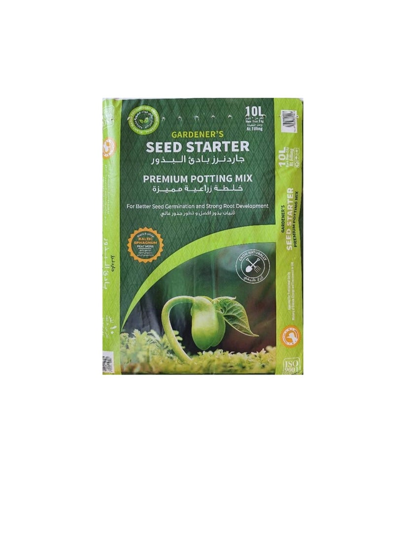 GARDENER'S Seed Starter Potting Mix Premium potting soil 10L BAG  - Image 3