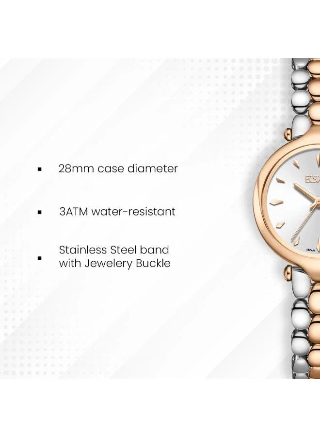 Ecstacy  Women's Stainless Steel Analog Watch E25503-GBKS - 28mm mm for Women | Best Price UAE