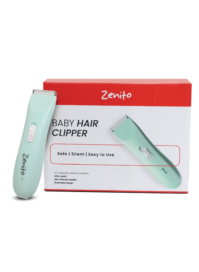 Zenito Baby Hair Trimmers - Quiet & Safe Haircut Kit -Baby Hair Clippers, Quiet & Dual-Mode Hair Cutting for 0-12, Waterproof Rechargeable & Cordless Hair Trimmer for Infant Toddler & Kids - Image 1