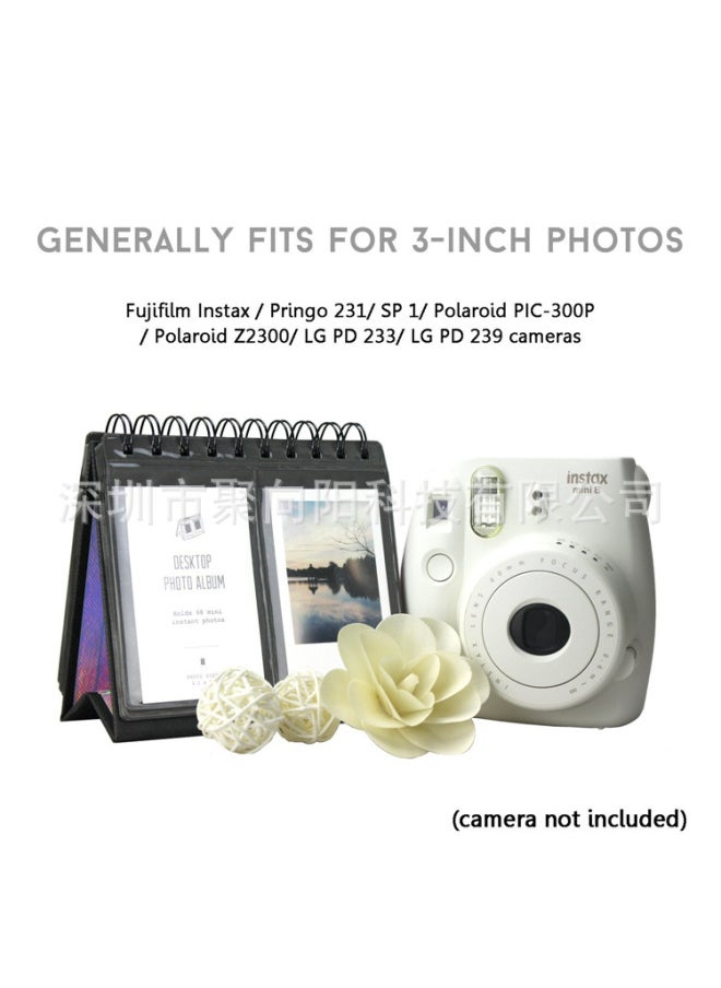 Generic Applicable To The 3-inch Photo Album Setting Table For The Camera Accessories Of Instax Mini8/9/90/70/25/11/12-Color:Black  - Image 5