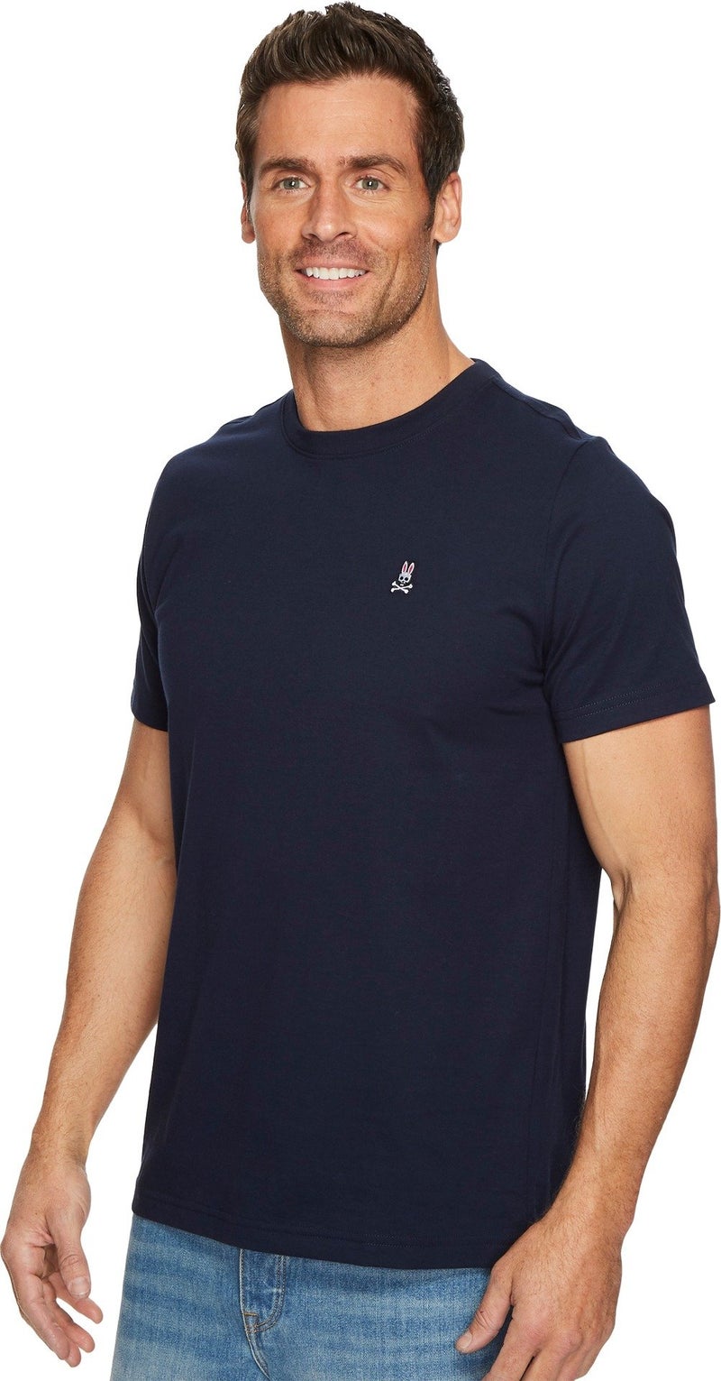 Psycho Bunny Mens Classic Crew Neck TEE - B6U014CRPC 410 Navy M - Image 2