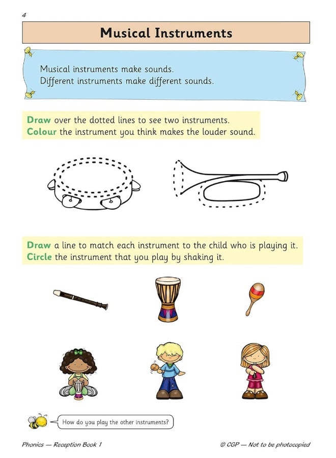 Reception English Phonics Targeted Practice Book Book 1 - Paperback - Image 4