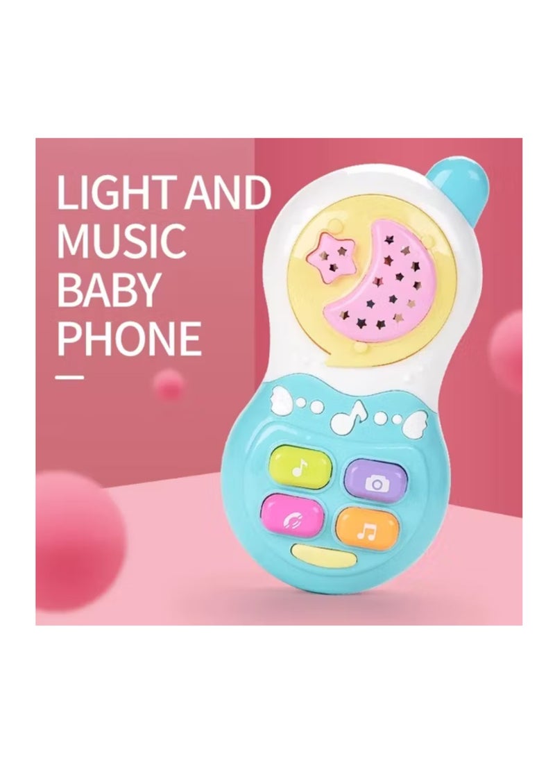 MUMS PLANET - Interactive Kids Phone with Music and Lights - Educational Sensory Toys for Toddlers - Educational Games - Image 1