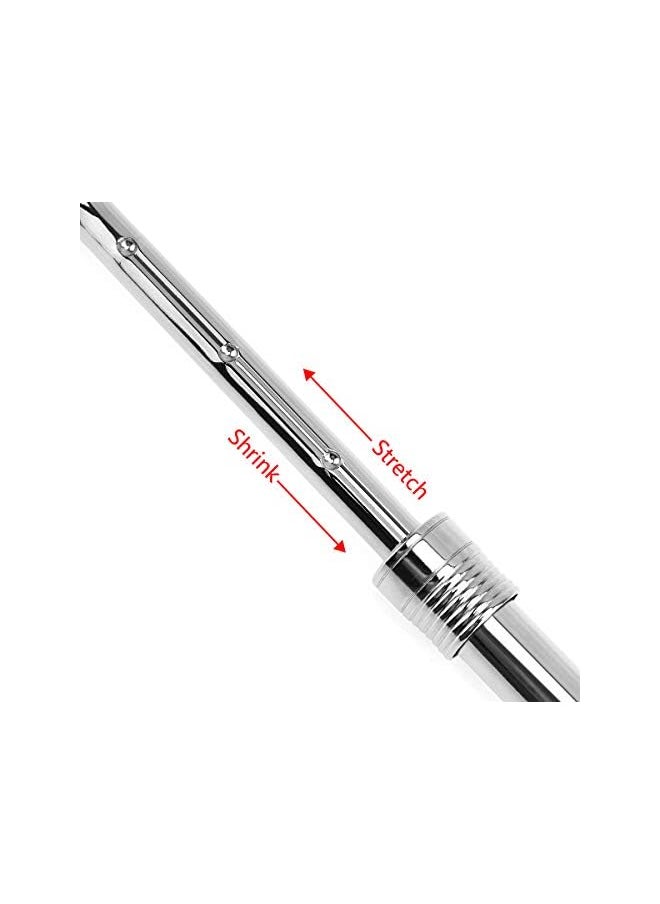 PROMASS - 3/8-Inch Drive Standard Ratchet Wrench, Flexible 72-Tooth Extendable Telescopic Socket Spanner Wrench Allen Key Length Hand Tools - Image 1