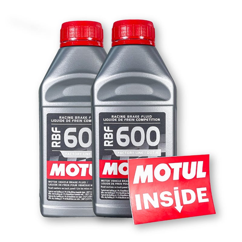 Motul (2 Pack) 100949 RBF 600 DOT 4 100% Synthetic Factory Line Racing Brake Fluid - Image 5