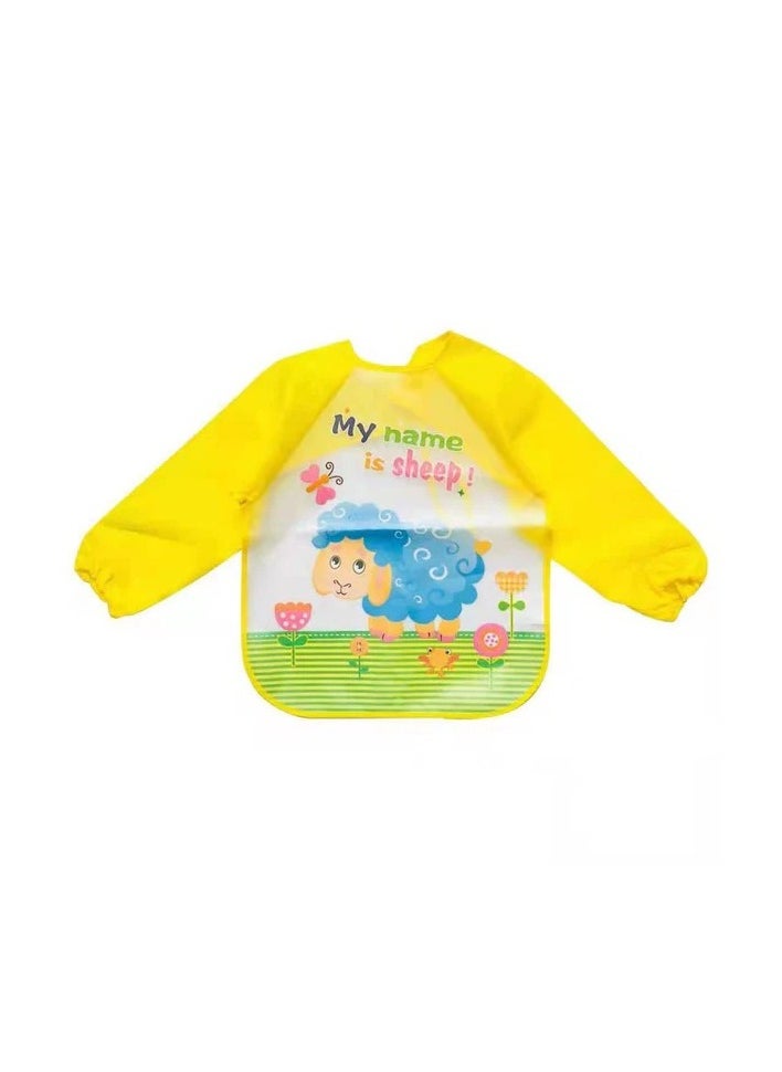 بولكاتوتس مريلة تغذية مقاومة للماء بأكمام كاملة من Polka Tots - My Name Is Sheep  - Image 1