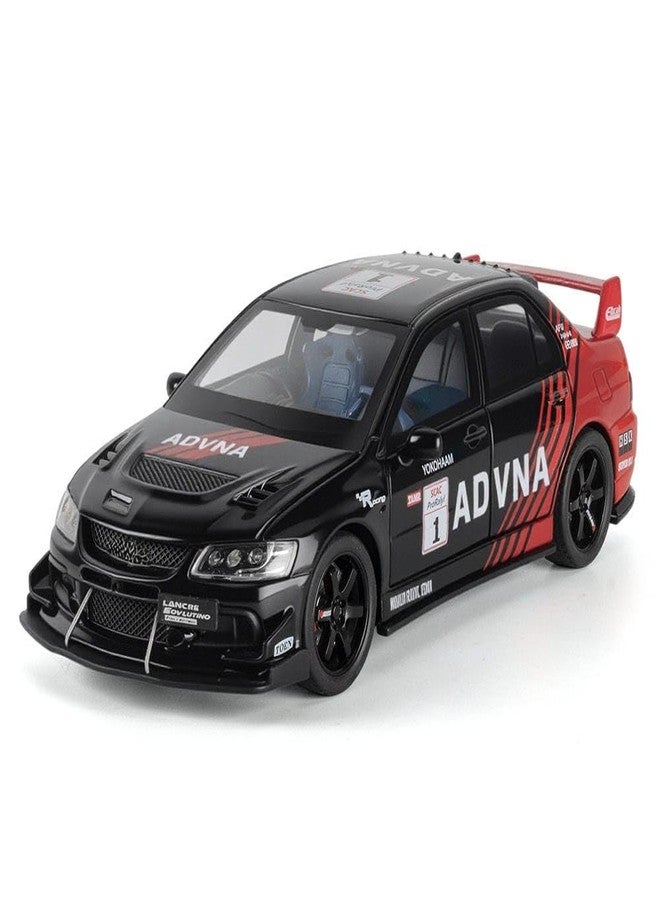 FEXXA Toy Car Compatible for 1:32 Mitsu bishi Lancer Evolution Model, Pull Back Diecast Collectible Car with Sounds ＆ Lights for Kids Boys Girls and Adults, Gift (ADVNA) - Image 1